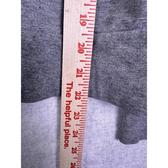 Nike Full Zip Sweatshirt Women Gray Medium DriFit Activewear Zipper Pull Missing - Picture 5 of 8